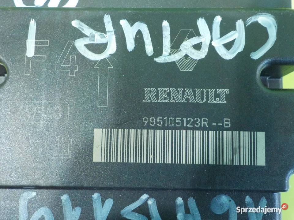 RENAULT CAPTUR I 09 TCE 13r 5D sterownik sensor Suków