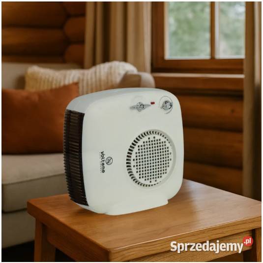 Termowentylator stojącoleżący biały Farelka Lublin