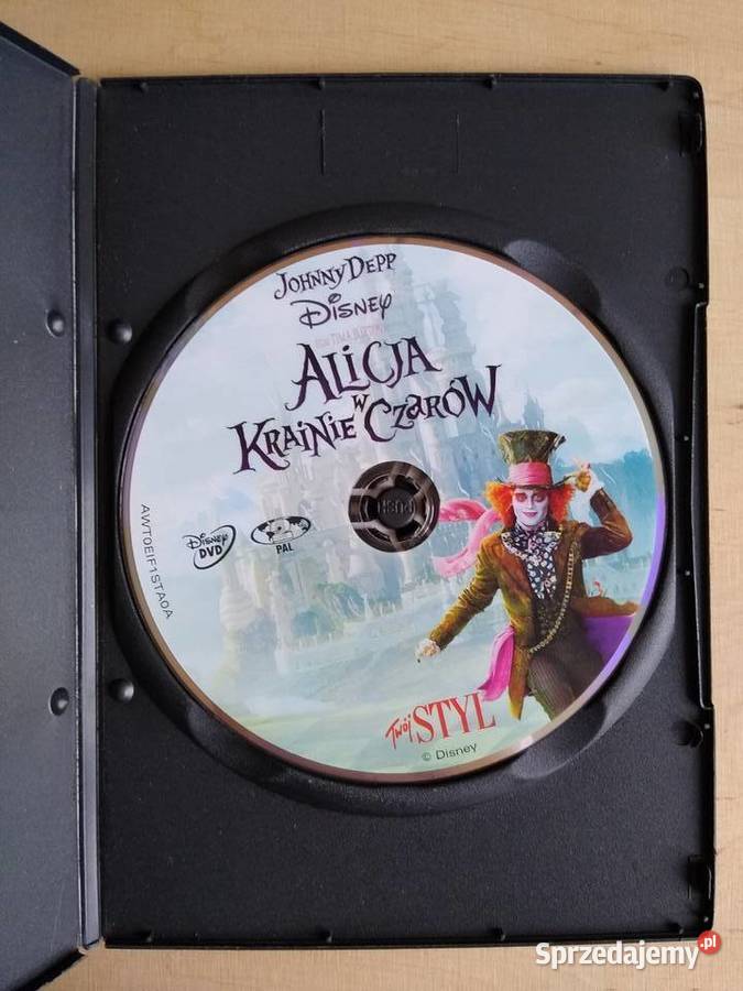 Alicja w Krainie Czarów DVD Filmy Gdańsk sprzedam