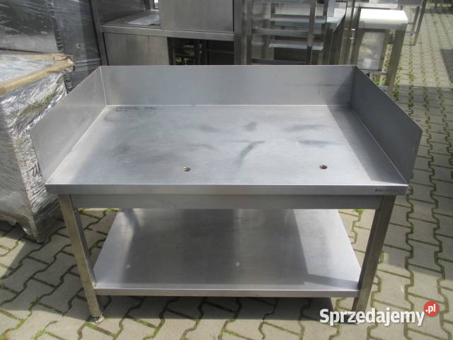 STÓŁ GASTRONOMICZNY Z PÓŁKĄ I RANTEM z 3 stron Ostrów Wielkopolski