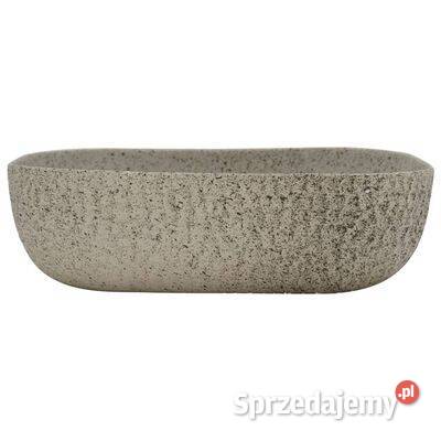 vidaXL Umywalka nablatowa szara prostokątna mazowieckie Warszawa sprzedam