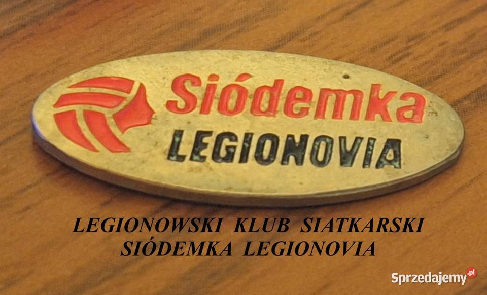 Siódemka Legionovia odznaka pin znaczek klubu mazowieckie