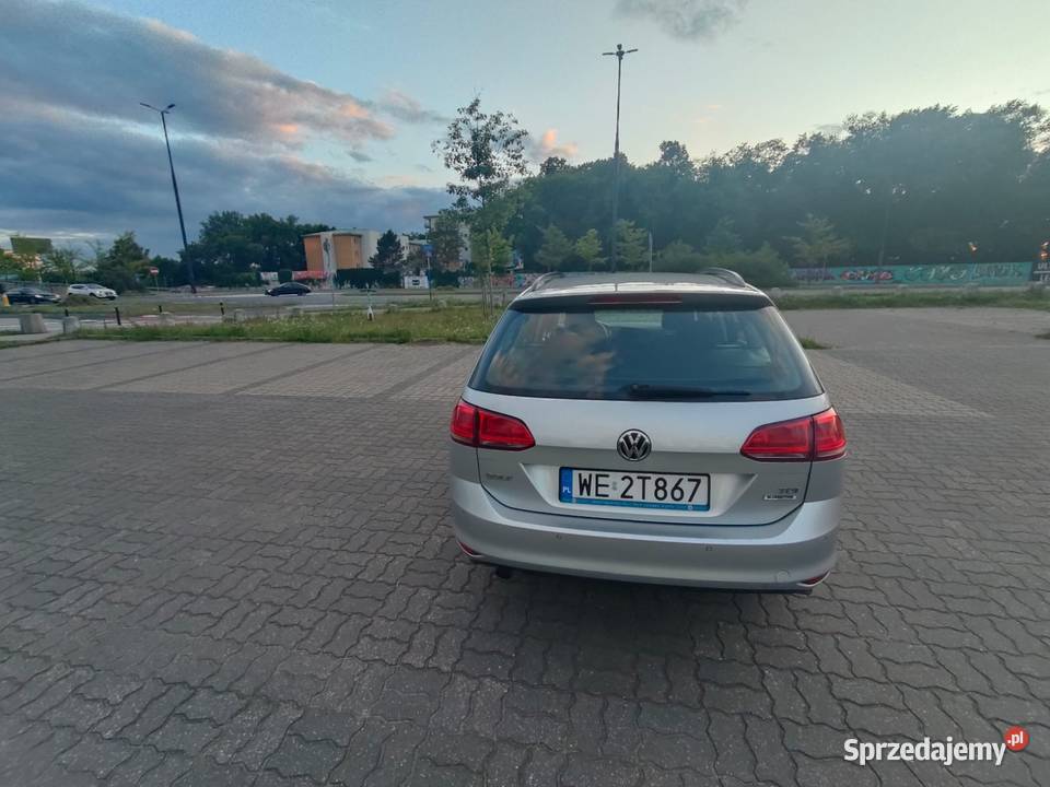 Syndyk sprzeda Volkswagen Golf VII 16 TDI 2014r diesel mazowieckie