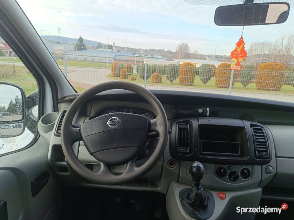 Nissan Primastar 19 dCi 82 L1H1 2003 welurowa tapicerka Samochody dostawcze podkarpackie Sanok