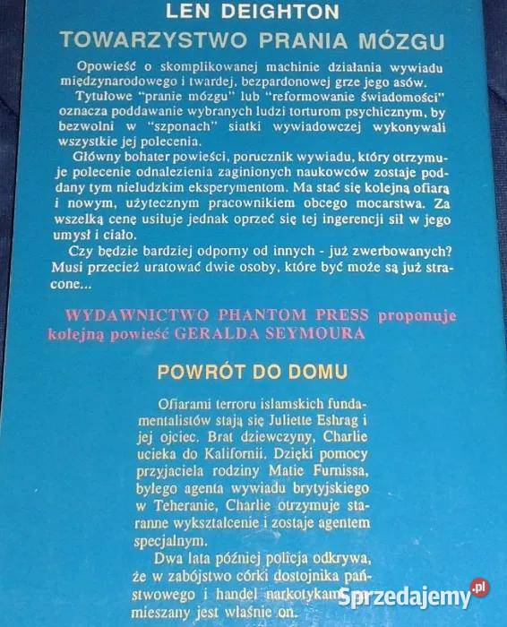 Towarzystwo prania mózgu Len Deighton Pozostałe Chełm