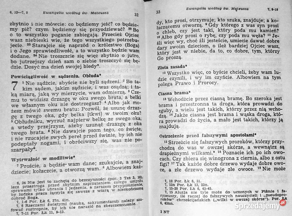 Pismo Święte Nowego Testamentu red Władysław lubelskie Chełm