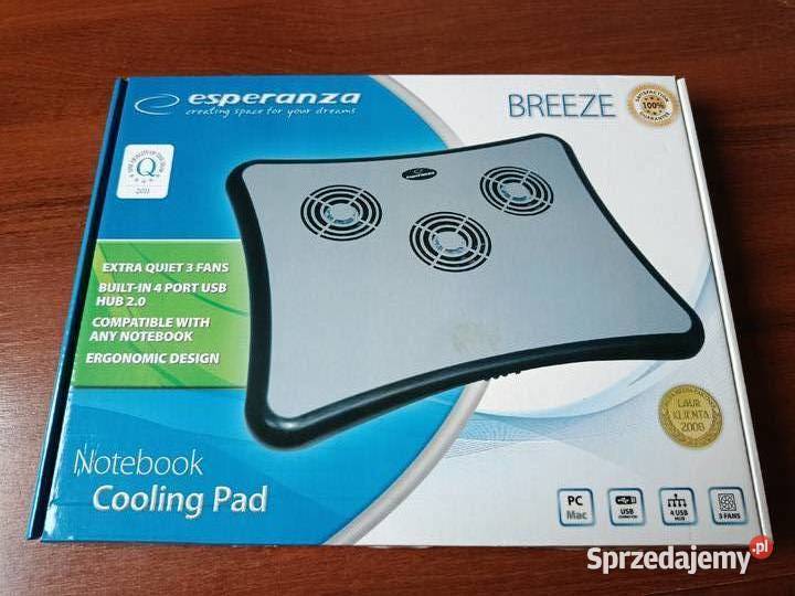 Podkładka chłodząca pod laptopa Esperanza Breeze dolnośląskie Bożnowice