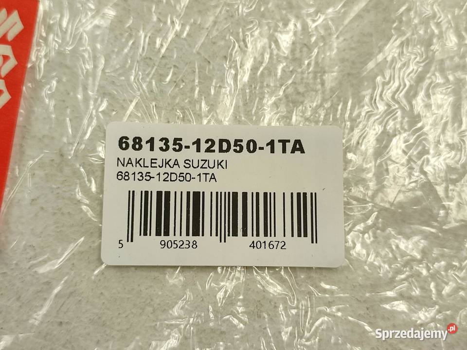 NAKLEJKA NA PRAWY BOCZEK SUZUKI DR 650 19911995 Emblematy