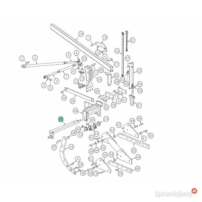 Belka zaczepowa Kverneland KK064324