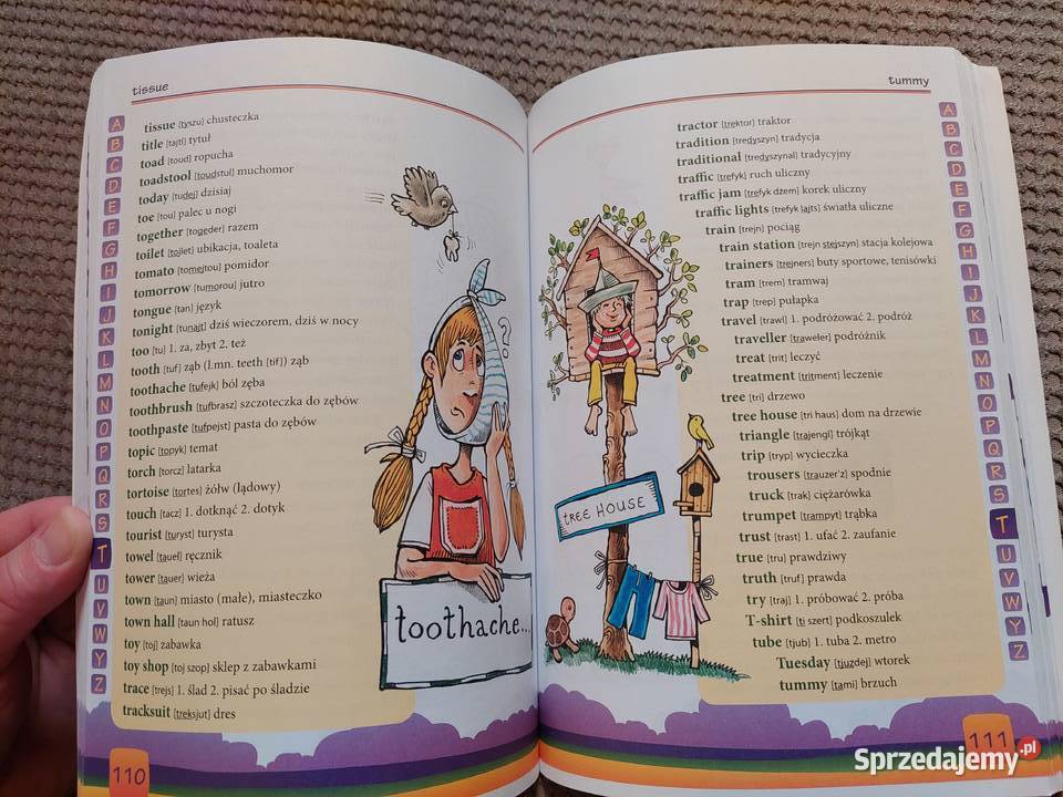 Ilustrowany słownik angielskopolski i angielski Kraków sprzedam
