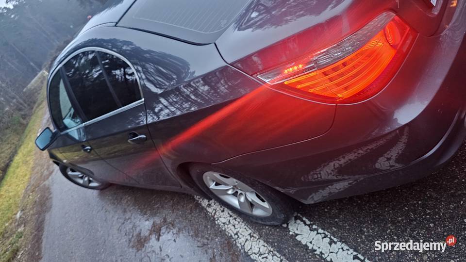 E60 LCI 520D M47 manual 2007r rej 2008 163 diesel Białystok