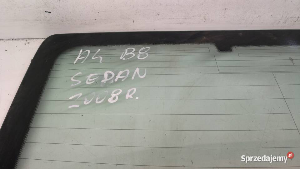 SZYBA TYLNA TYŁ AUDI A4 B8 SEDAN 2008R 8K5 Przystajń
