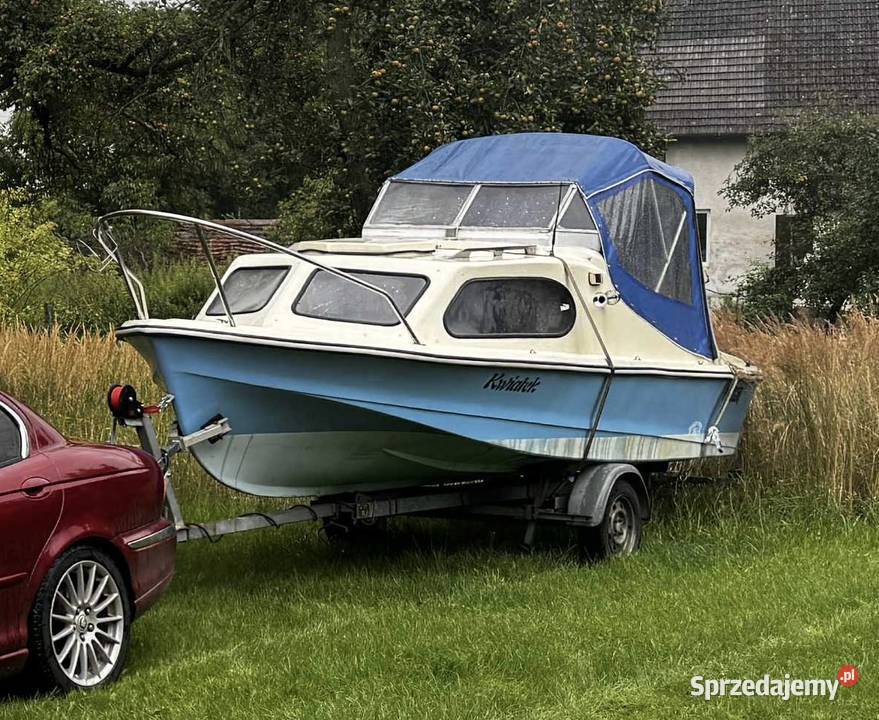 Łódź shetland 535 zarejestrowana reja przyczepa Oleśnica