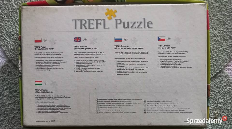 Puzzle Trefl 60 ScoobyDoo Puzzle Małkinia Górna sprzedam