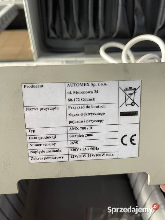 Tester instalacji elektrycznej Automex AMX 700 Pozostałe Busko-Zdrój sprzedam