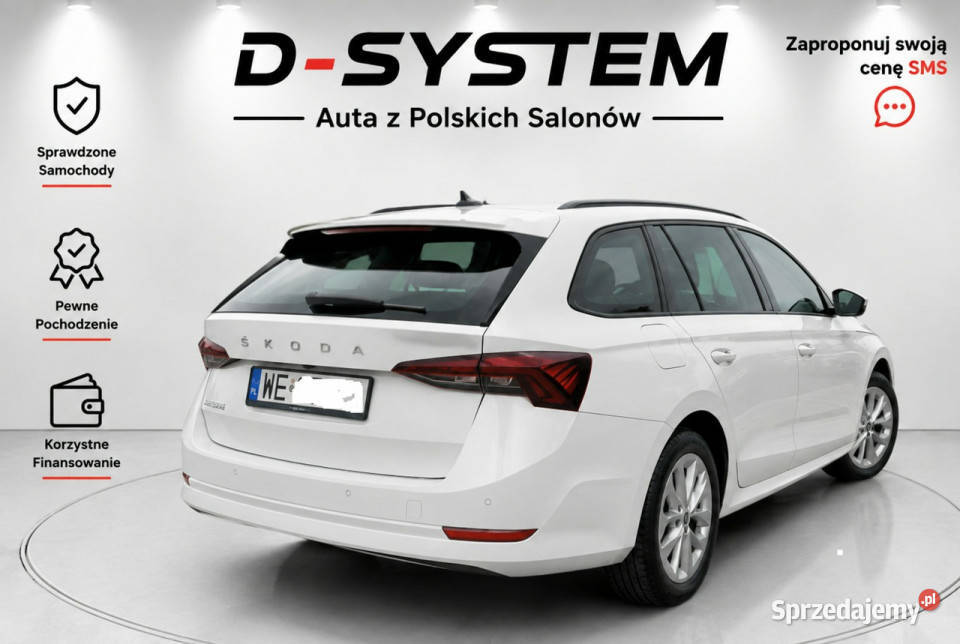 koda Octavia 2023 Salon Polska 1Właściciel ledy immobilizer Octavia podlaskie Białystok