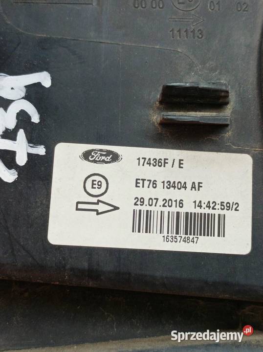 LAMPA TYŁ PRAWA EU ET7613404AF Ford Transit Lampy tylne sprzedam