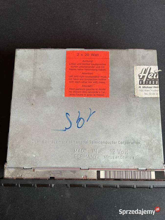 Radio Becker Grand Prix 2000 Mercedes W124 W140 Brzeg