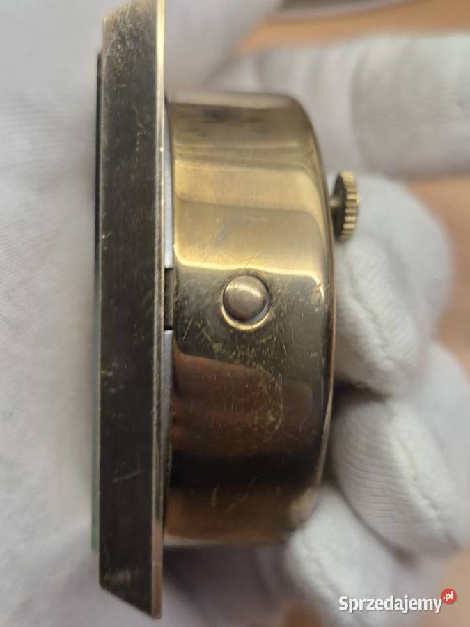 Stary podróżny budzik Cyma AMIC Chorzów