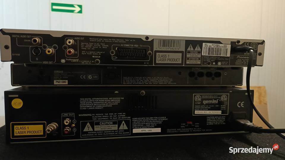 Zestaw sprzętu audio Yamaha Pionieer Gemini CD
