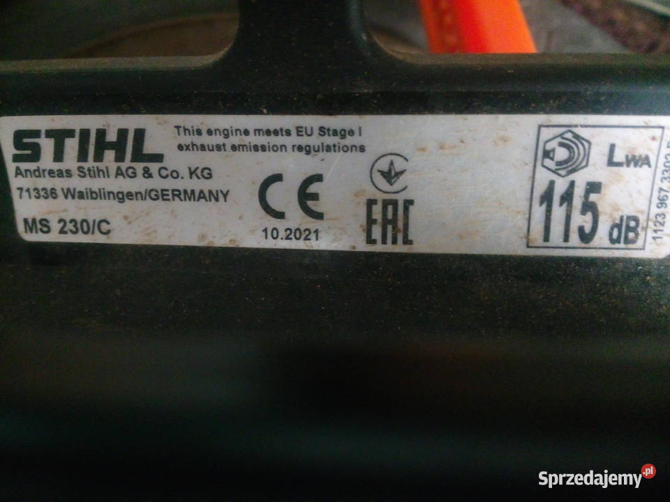 Piła spalinowa stihl ms 230 2019 Gorlice sprzedam