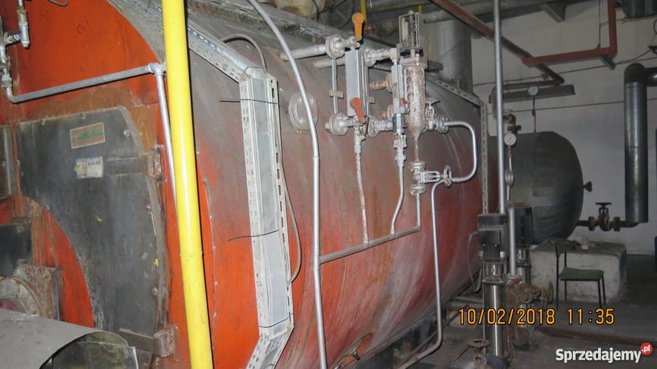 Kompletna kotłownia z fabryki styropianu Produkcja