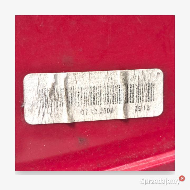 LAMPA PRAWA Peugeot 207 Lift 0912r tylna tylnia Chełm