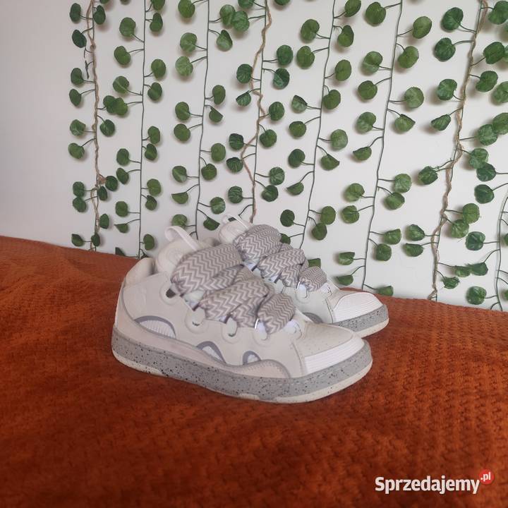 Buty męskie Lanvin Curb White inna Głogów