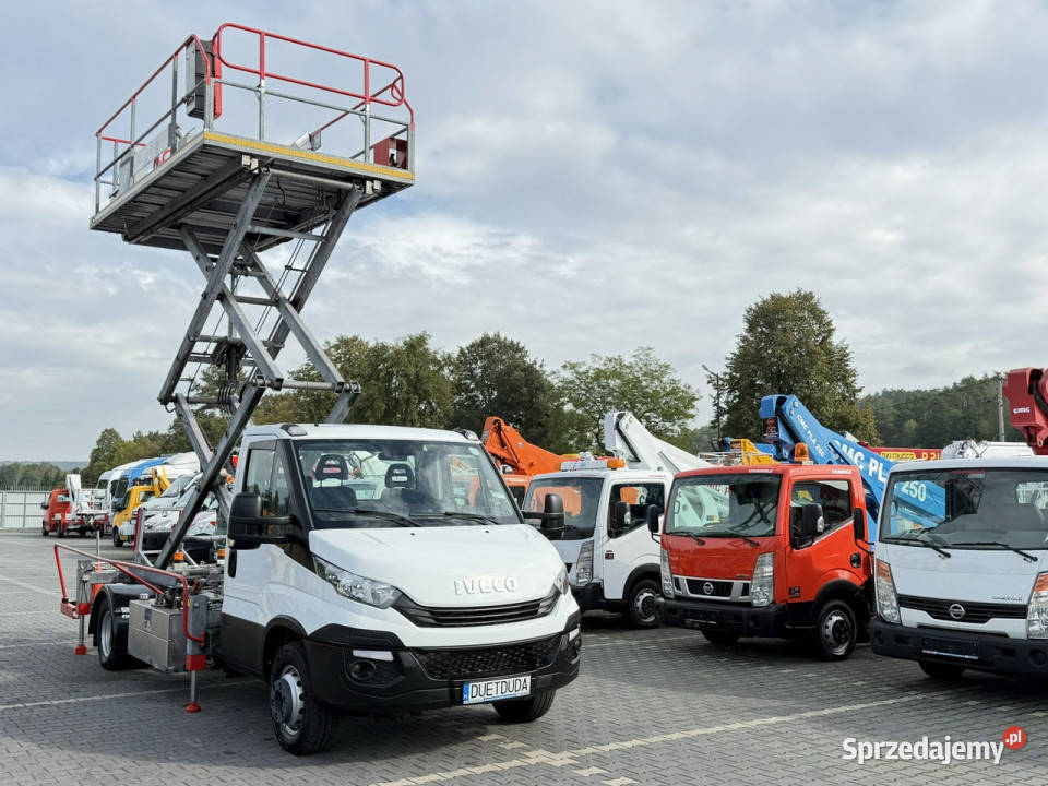 Iveco Zwyżka Podnośnik Nożycowy Franke MALLAGHAN świętokrzyskie Widełki