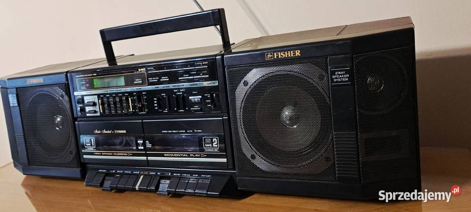 Wieki boombox Fisher PHW804L sprawny Krotoszyn