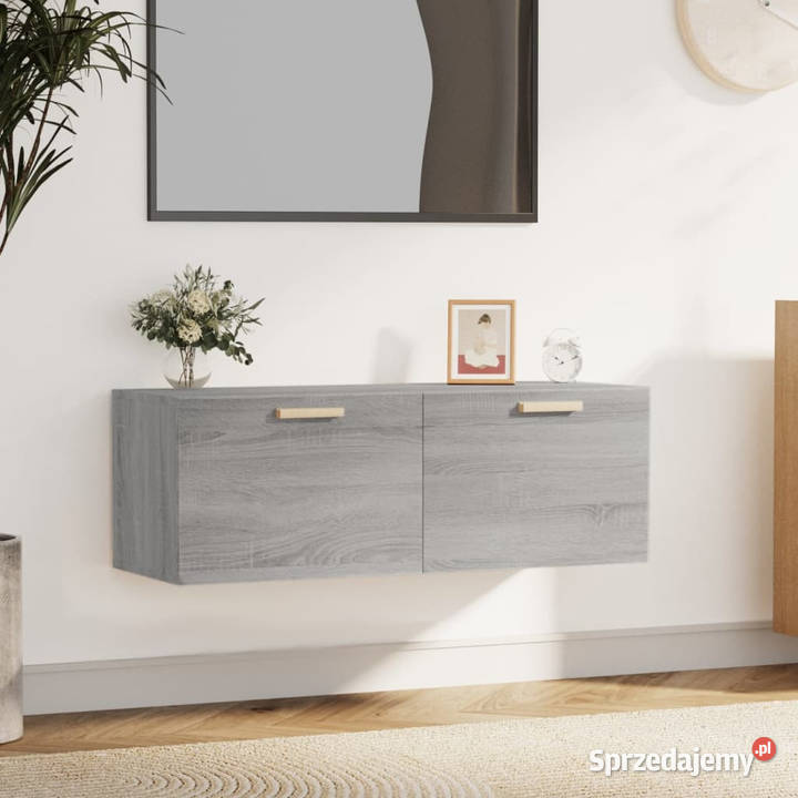 Szafka ścienna szary dąb sonoma 100x365x35 Warszawa