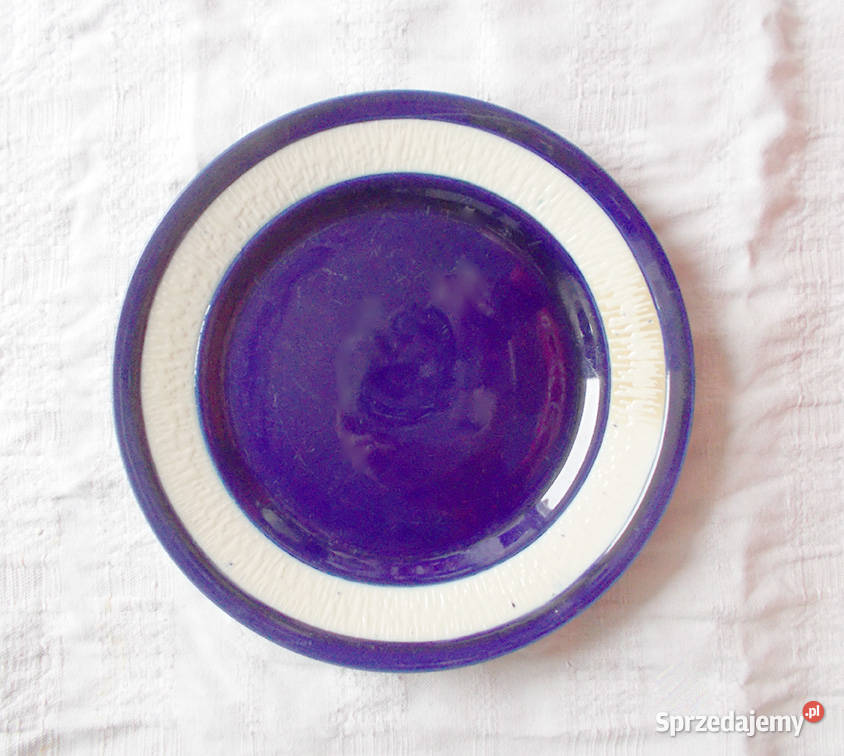 prl talerz kobaltowy retro talerz kobaltowy zachodniopomorskie