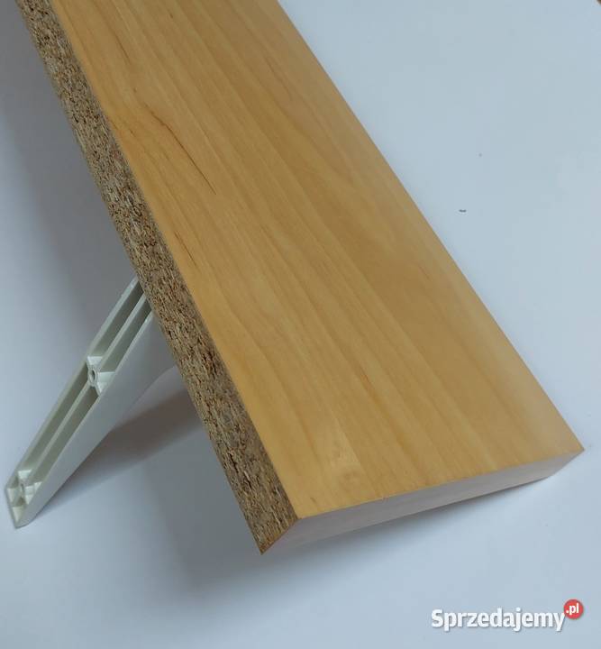 Półka drewniana fornirowana 80x20 klon IKEA Kraków