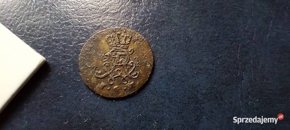 Stare monety 1 fenig 1736 Niemcy srebro podkarpackie Lesko