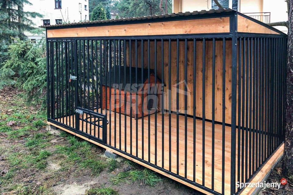 Kojec psów 3x2m Wiatrołap Drewniana podłoga Drawsko Pomorskie sprzedam