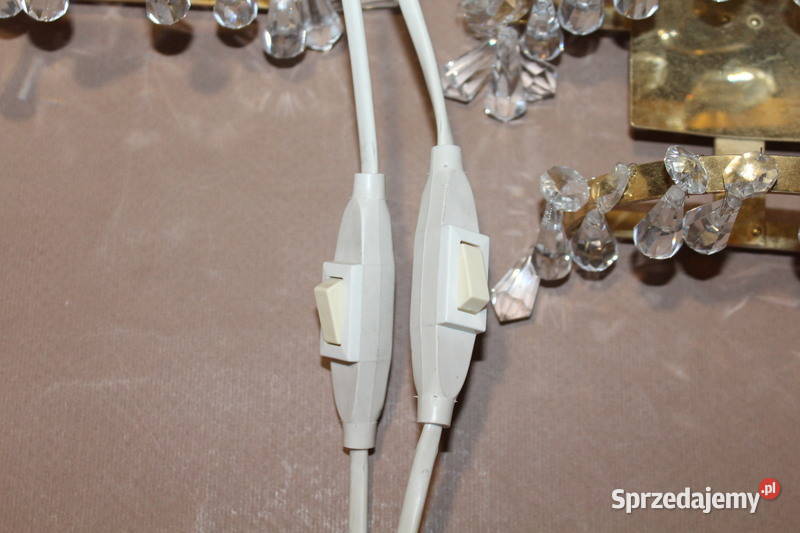 Para kinkietów z kryształkami 412