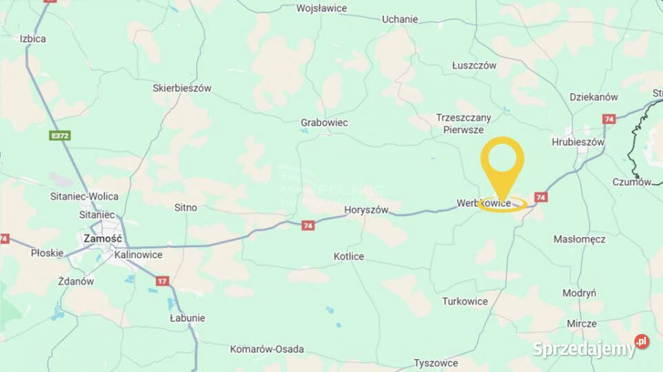 działka na obrzeżach Werbkowic Werbkowice