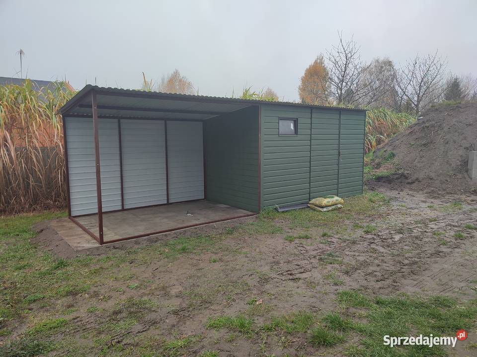 Garaż Blaszany 8x6m GARAŻE BLASZANE Blaszak Hale i magazyny Sandomierz