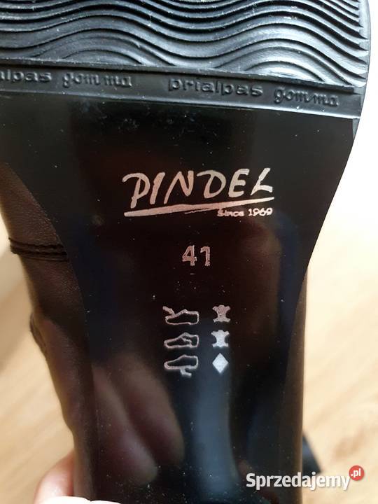 Kozaki skórzane ocieplane kożuszek 41 Tuchów