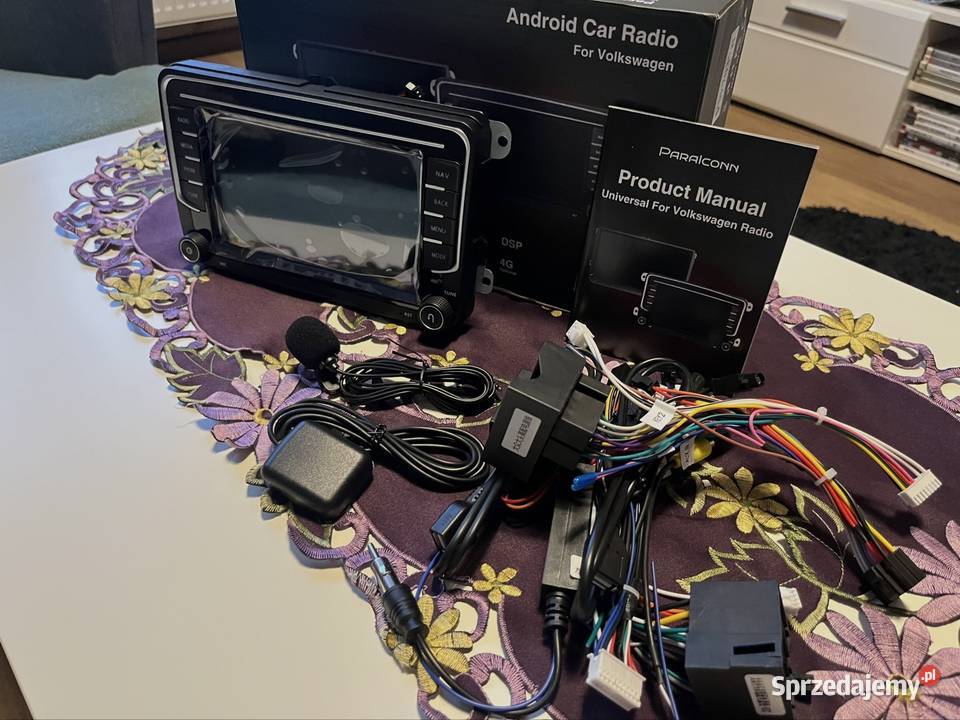 Radio Android CarPlay 7 VW SKODA SEAT NOWE Sprzęt audio fabryczny Bytom