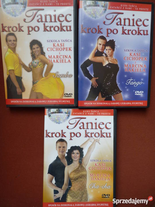 Zestaw Kurs tańca DVD taniec krok kroku Cichopek