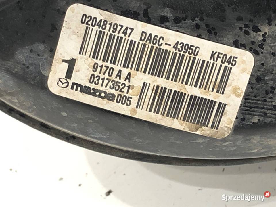 SERWO HAMULCOWE MAZDA 2 DL DA6C43950 Hatchback