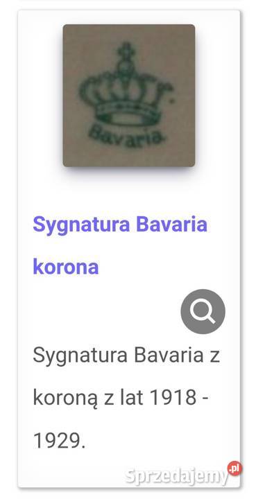 TRIO BAWARIA Z KORONĄszlachetna elegancjareliefy