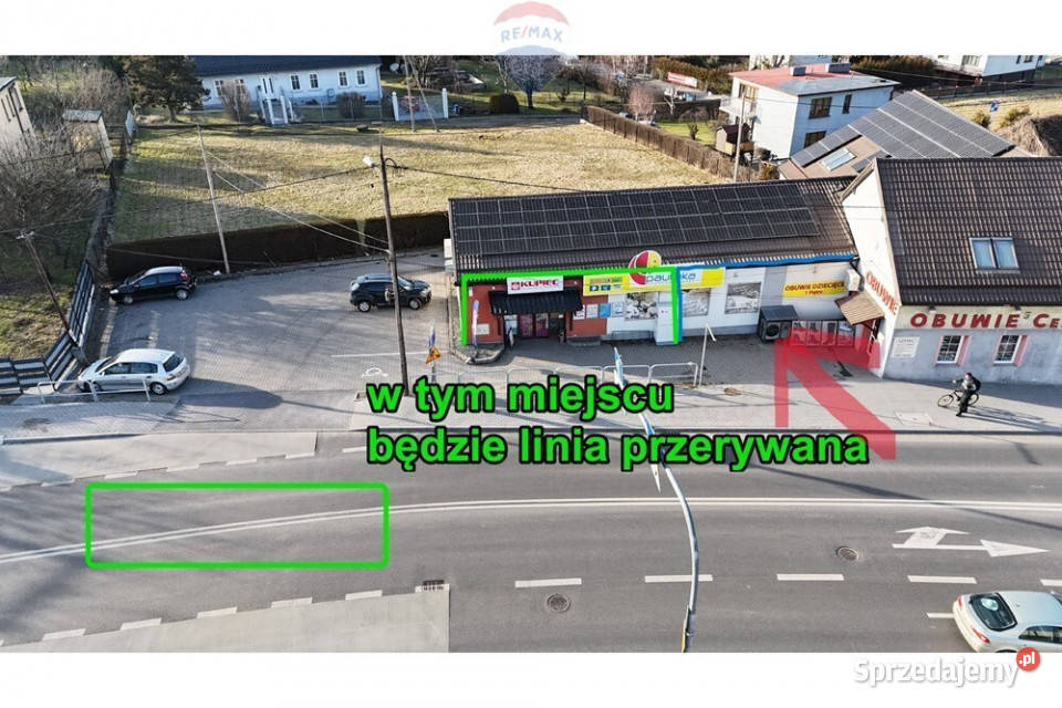 Lokal usługowy w centrum Hałcnowa 130m2 Wynajem sprzedam