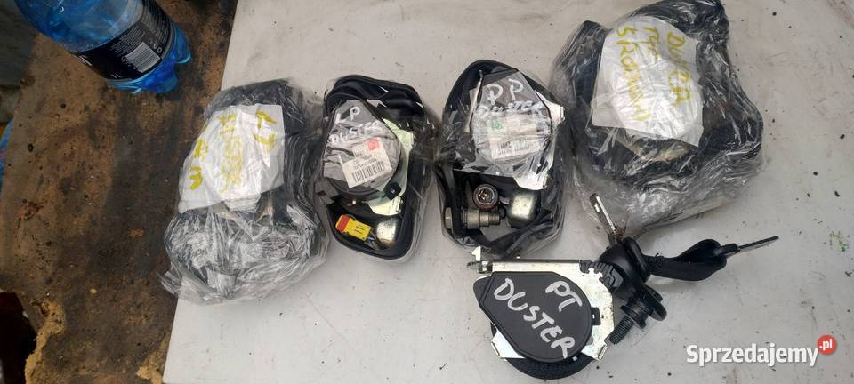 DACIA DUSTER I pas bezpieczeństwa przód tył Wyposażenie wnętrza Kielce