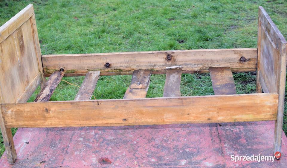 stare drewniane łóżko meble dom pokój antyk podkarpackie sprzedam