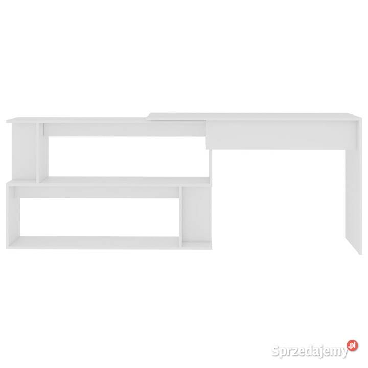 Biurko narożne białe 200x50x76 materiał Pozostałe Warszawa