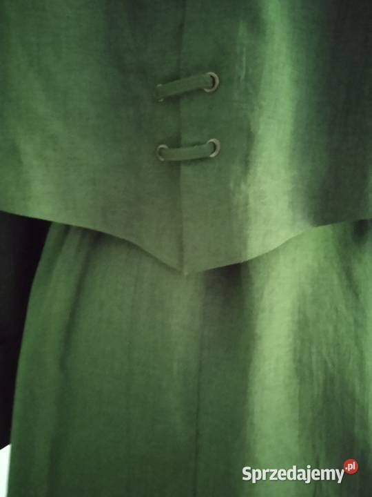 PIĘKNY LETNI PŁASZCZ BUTELKOWA ZIELEŃ MARLBECK r Piła