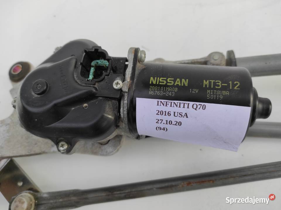 MECHANIZM WYCIERACZEK INFINITI Q70 M35 M37 USA Nowy Tomyśl sprzedam