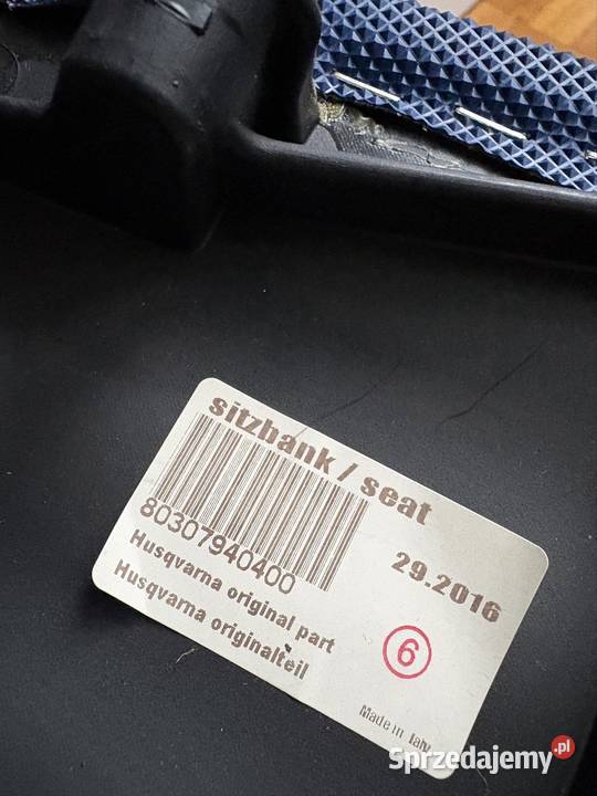 Nowa kanapa Husqvarna roczniki 20142016 Siedzenia mazowieckie